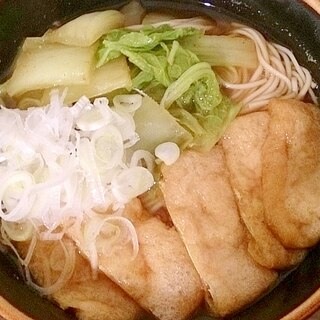 白菜とうすあげのカレーにゅうめん